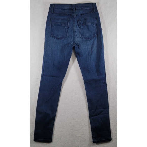 Free People Women's Jeans Size 26 Hi-Rise Skinny Blue Stretch Denim Made In USA - Picture 6 of 16